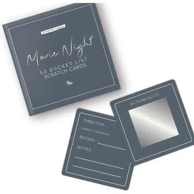 Gift Republic Movie Night Bucket List Scratch Cards - Gift Republic Movie Night Bucket List Gift Republic Movie Night Bucket List Scratch Cards - Gift Republic Movie Night Bucket List