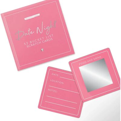 Gift Republic Roze Date Night Skrapelkort - Date Night Ideer Gift Republic Roze Date Night Skrapelkort - Date Night Ideer
