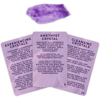 Gift Republic Amethyst Detox Crystal Kit - Crystal Healing Kit Gift Republic Amethyst Detox Crystal Kit - Crystal Healing Kit