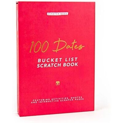 Gift Republic 100 Dates Keepsake Scratch Book - Book Gift Republic 100 Dates Keepsake Scratch Book - Book