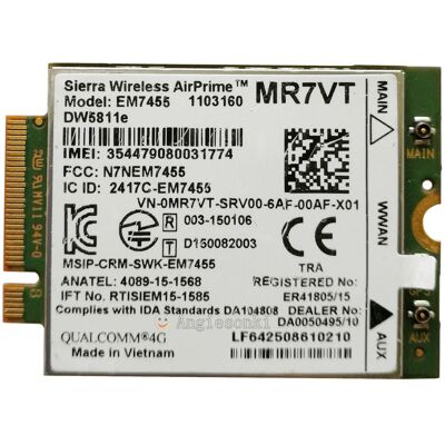Dell Qualcomm Snapdragon X7 LTE-A WWAN-Karte - Laptop Ersatzteil Dell Qualcomm Snapdragon X7 LTE-A WWAN-Karte - Laptop Ersatzteil