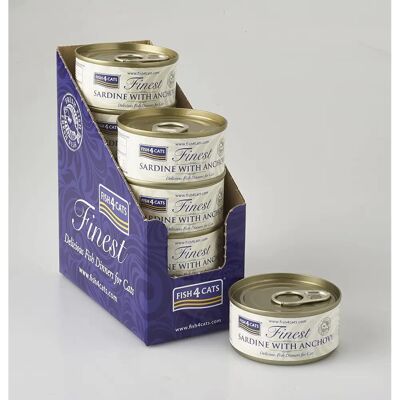 Fish4Cats Finest Sardina e Acciuga Cibo Umido per Gatti - Cibo per Gatti Fish4Cats Finest Sardina e Acciuga Cibo Umido per Gatti - Cibo per Gatti