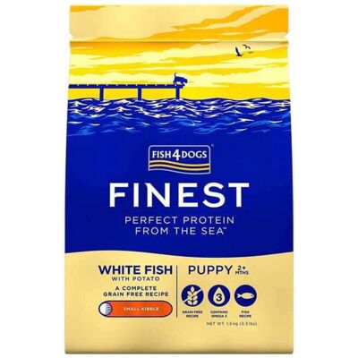Cibo Cuccioli Fish4Dogs Pesce Bianco - 1,5kg Cibo Cuccioli Fish4Dogs Pesce Bianco - 1,5kg