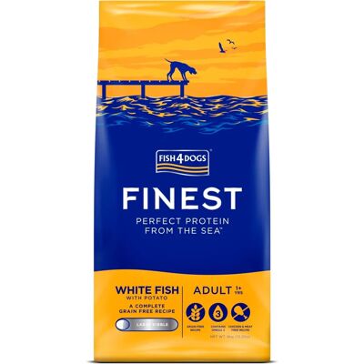 Fish4Dogs Pesce Bianco Grande - Crocchette per cani Fish4Dogs Pesce Bianco Grande - Crocchette per cani