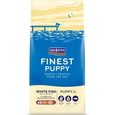 Fish4Dogs Pesce Bianco Cucciolo Piccolo 6kg - Cibo per Cani Fish4Dogs Pesce Bianco Cucciolo Piccolo 6kg - Cibo per Cani