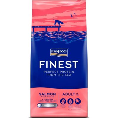 Fish4Dogs Cane Adulto Finest Salmone Large 6kg - Cibo per cani Fish4Dogs Cane Adulto Finest Salmone Large 6kg - Cibo per cani