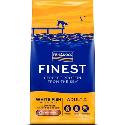 FISH4DOGS Fish4Dogs Piccolo Pesce Bianco 12kg - Cibo per Cani FISH4DOGS Fish4Dogs Piccolo Pesce Bianco 12kg - Cibo per Cani