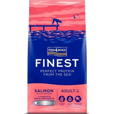 Fish4Dogs Fish4Dogs Cane Adult Salmón Grande 12kg - Comida para perros Fish4Dogs Fish4Dogs Cane Adult Salmón Grande 12kg - Comida para perros