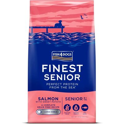 Fish4Dogs Saumon Senior Large Sans Céréales - Nourriture pour Chiens - Publicité Fish4Dogs Saumon Senior Large Sans Céréales - Nourriture pour Chiens - Publicité