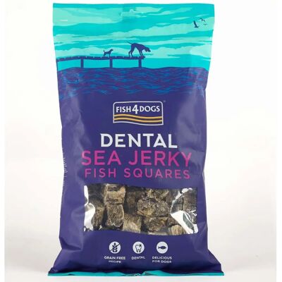 Fish4Dogs Quadrati di pesce - Snack dentali per cani Fish4Dogs Quadrati di pesce - Snack dentali per cani
