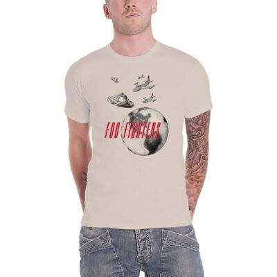 Foo Fighters UFO Planes - T-shirt - Official Licensed Band Tee Foo Fighters UFO Planes - T-shirt - Official Licensed Band Tee