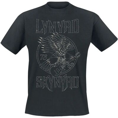 Lynyrd Skynyrd Eagle Guitar XL T-Shirt - Rock Lynyrd Skynyrd Eagle Guitar XL T-Shirt - Rock