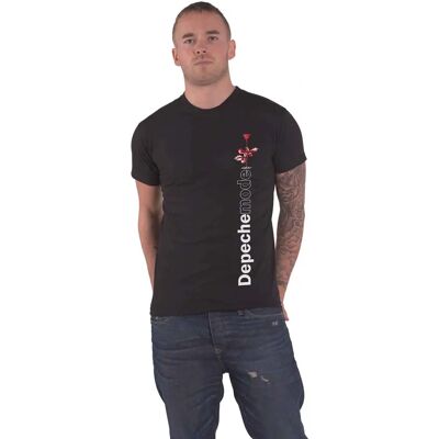 Depeche Mode Violator Side Rose Sort Stor T-shirt Depeche Mode Violator Side Rose Sort Stor T-shirt