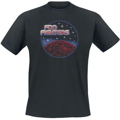 HeyRusty Foo Fighters Vektorrum Svart L - T-shirt HeyRusty Foo Fighters Vektorrum Svart L - T-shirt