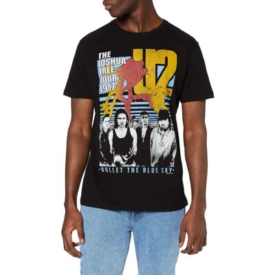 U2 Modell RTU22032 - Bullet The Blue Sky T-Shirt - Unisex Svart U2 Modell RTU22032 - Bullet The Blue Sky T-Shirt - Unisex Svart