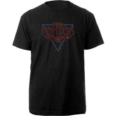 Foo Fighters Black Disco Outline T-Shirt - T-Shirt Foo Fighters Black Disco Outline T-Shirt - T-Shirt