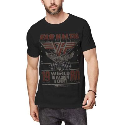 HeyRusty Van Halen | Invasion Tour '80 Sort Large - T-shirt HeyRusty Van Halen | Invasion Tour '80 Sort Large - T-shirt