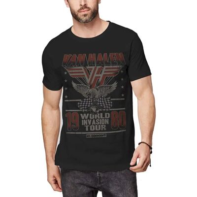 HeyRusty Van Halen - Invasion Tour '80 Schwarz X-large - T-Shirt HeyRusty Van Halen - Invasion Tour '80 Schwarz X-large - T-Shirt