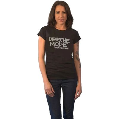Depeche Mode People Are People Schwarzes XL Damen T-Shirt - T-Shirt Depeche Mode People Are People Schwarzes XL Damen T-Shirt - T-Shirt