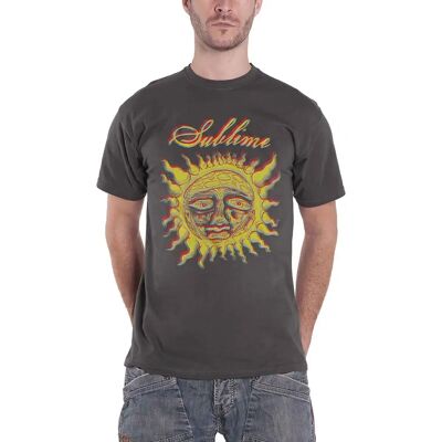 Sublime Yellow Sun Charcoal T-Shirt - Unisex Clothing Sublime Yellow Sun Charcoal T-Shirt - Unisex Clothing