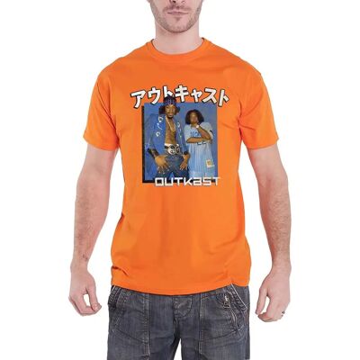 Outkast Blue Box Orange XL T-shirt - Unisex Casual Wear Outkast Blue Box Orange XL T-shirt - Unisex Casual Wear