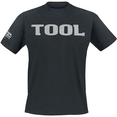 HeyRusty Svart Small - Officiell Band T-shirt - Metalliskt Silver Logo HeyRusty Svart Small - Officiell Band T-shirt - Metalliskt Silver Logo