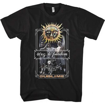HeyRusty 25 Años Camiseta Negra - Rock HeyRusty 25 Años Camiseta Negra - Rock