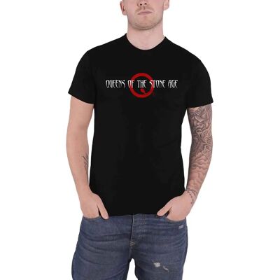 Queens Of The Stone Age Musta T-paita - Virallinen Logo Queens Of The Stone Age Musta T-paita - Virallinen Logo