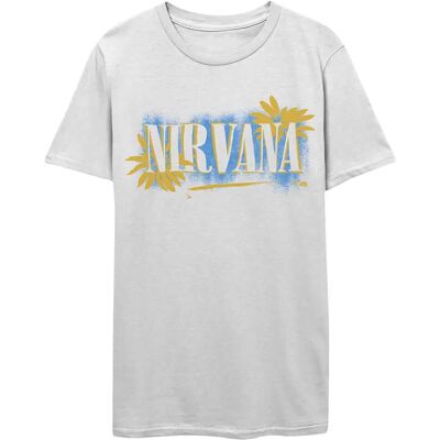 Nirvana All Apologies Vit T-shirt - Bandlogo Nirvana All Apologies Vit T-shirt - Bandlogo