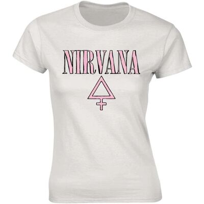 Nirvana Vit Sand Logo T-Shirt - T-Shirt Nirvana Vit Sand Logo T-Shirt - T-Shirt