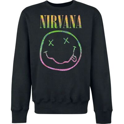 Nirvana Sorbet Ray Sweatshirt - Schwarz - S - Sweatshirt Nirvana Sorbet Ray Sweatshirt - Schwarz - S - Sweatshirt