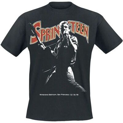 HeyRusty Bruce Springsteen Modèle - T-shirt Logo - Noir - Publicité HeyRusty Bruce Springsteen Modèle - T-shirt Logo - Noir - Publicité
