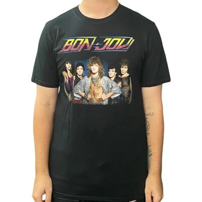 Bon Jovi Tour '84 Svart T-shirt - T-shirt Bon Jovi Tour '84 Svart T-shirt - T-shirt