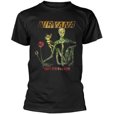 Svart Nirvana Incesticide T-shirt - T-Shirt Svart Nirvana Incesticide T-shirt - T-Shirt