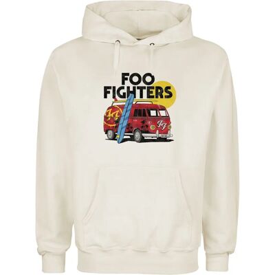 Foo Fighters VAN Men Off Beiger Hoodie - Kapuzenpullover für Herren Foo Fighters VAN Men Off Beiger Hoodie - Kapuzenpullover für Herren