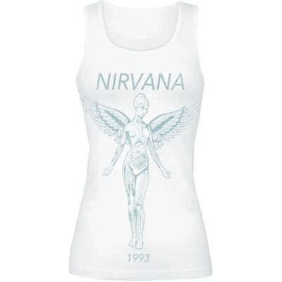 Nirvana Angel Top - Valkoinen - Hihaton - Pyöreä kaula-aukko - Top Nirvana Angel Top - Valkoinen - Hihaton - Pyöreä kaula-aukko - Top