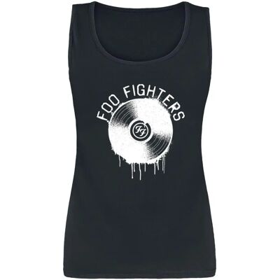 Foo Fighters Top - S - Musta - Tavallinen istuvuus - Pyöreä kaula Foo Fighters Top - S - Musta - Tavallinen istuvuus - Pyöreä kaula