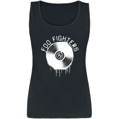 Foo Fighters Top - XXL - Musta - Nainen - Levy Foo Fighters Top - XXL - Musta - Nainen - Levy