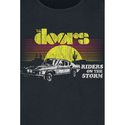 The Doors Riders On The Storm - Toppi - musta - 3XL - Virallinen tuote The Doors Riders On The Storm - Toppi - musta - 3XL - Virallinen tuote