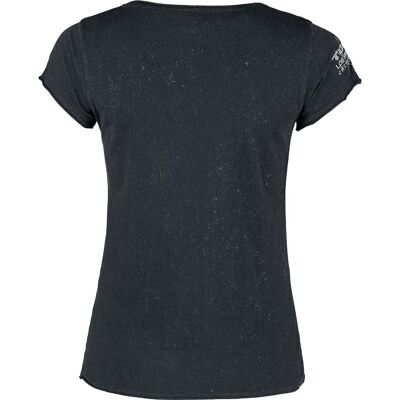 Tool Skull Spikes Kurzarm T-Shirt - Female - Schwarz - T-Shirt Tool Skull Spikes Kurzarm T-Shirt - Female - Schwarz - T-Shirt