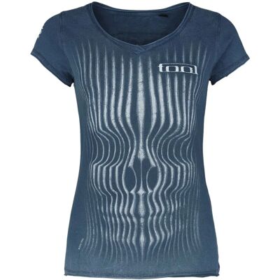 Tool Grid Skull T-shirt med korte ærmer - Blå Tool Grid Skull T-shirt med korte ærmer - Blå