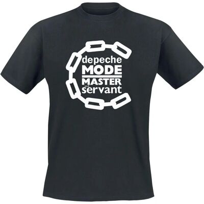 Depeche Mode Master And Servant Schwarzes T-Shirt Depeche Mode Master And Servant Schwarzes T-Shirt