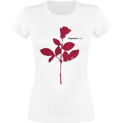 Depeche Mode Weiß Kurzarm T-Shirt - Offizielles Merchandise Depeche Mode Weiß Kurzarm T-Shirt - Offizielles Merchandise