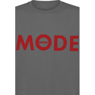 Depeche Mode Rotes Logo Kurzarm T-Shirt - T-Shirt Depeche Mode Rotes Logo Kurzarm T-Shirt - T-Shirt
