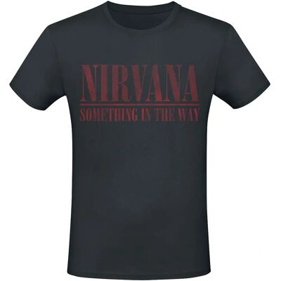 Nirvana Something In The Way Lyhythihainen T-Paita - Miehet - Musta Nirvana Something In The Way Lyhythihainen T-Paita - Miehet - Musta