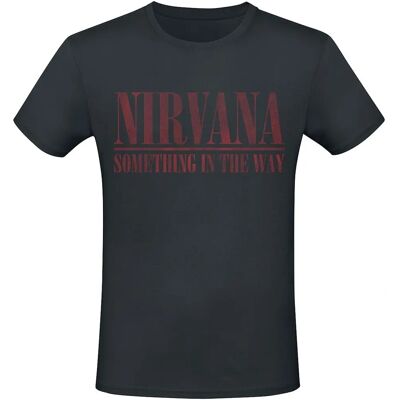 Nirvana - Something In The Way - Svart - Menn - T-Shirt Nirvana - Something In The Way - Svart - Menn - T-Shirt