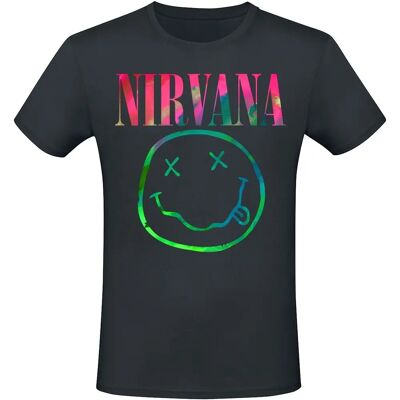 Nirvana lyhythihainen sateenkaari T-paita - Mies Nirvana lyhythihainen sateenkaari T-paita - Mies