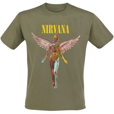 Nirvana Angel lyhythihainen T-paita - Miehet - Vihreä Nirvana Angel lyhythihainen T-paita - Miehet - Vihreä