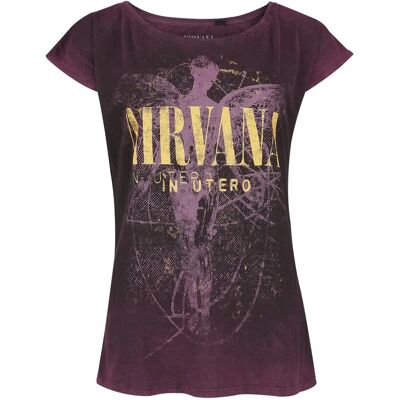 Nirvana In Utero Dye L T-paita - Nainen Nirvana In Utero Dye L T-paita - Nainen