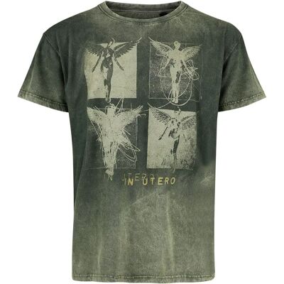 Nirvana In Utero Collage - Unisex kortermet T-Skjorte - S-3XL Nirvana In Utero Collage - Unisex kortermet T-Skjorte - S-3XL